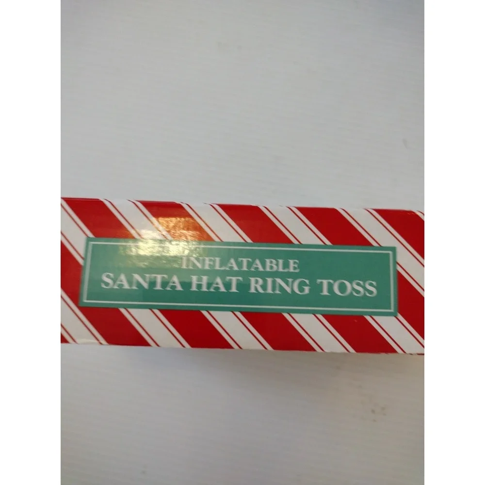Inflatable Santa Hat Ring Toss Game‎ Christmas Fun Silly All Ages 2+ Players